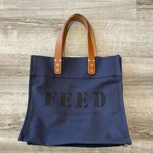 $88 FEED cotton canvas tote bag